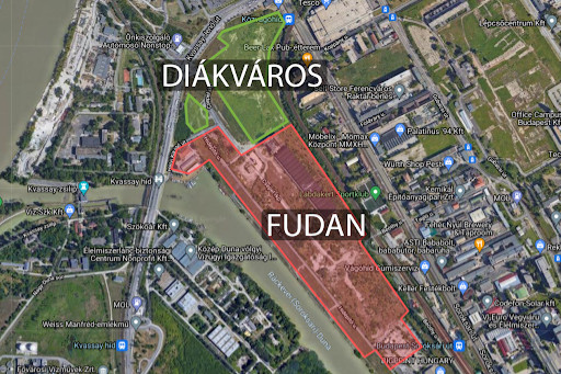 Nem úgy néz ki, hogy a Fudan a Diákváros sarkába szorulna, épp ellenkezőleg