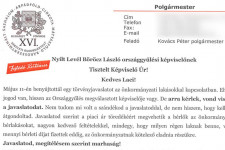 Nyílt levélben nevezi marhaságnak a kormánypárt új törvényjavaslatát a fideszes polgármester