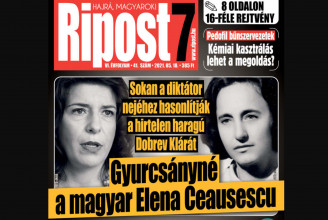 Bizarr címlappal jött ki az e heti Ripost: Gyurcsányné a magyar Elena Ceaușescu