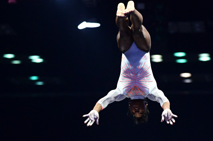 Tornatörténelmet írt az amerikai Simone Biles