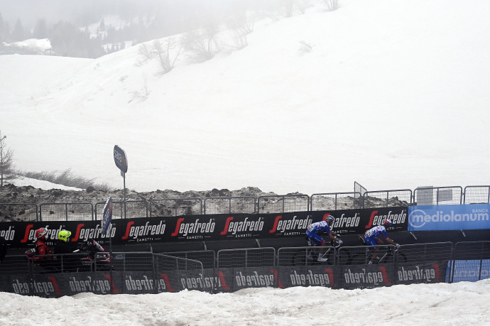 Valter Attila és Sebastien Reichenbach a Monte ZoncolanonFotó: Stuart Franklin/Getty Images