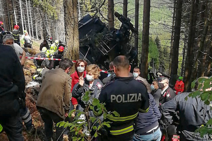 Lezuhant egy felvonó Olaszországban, tizennégyen meghaltak