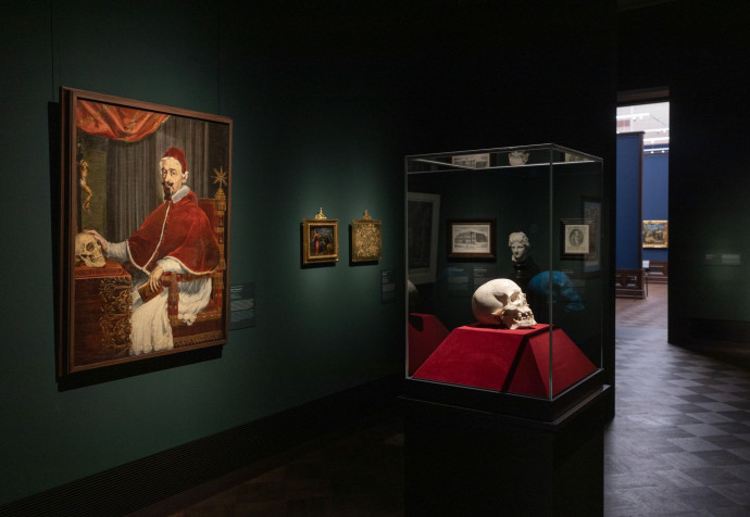 VI Sándor pápa és a koponya egy festményenFotó: Oliver Killig/Staatlichen Kunstsammlungen Dresden