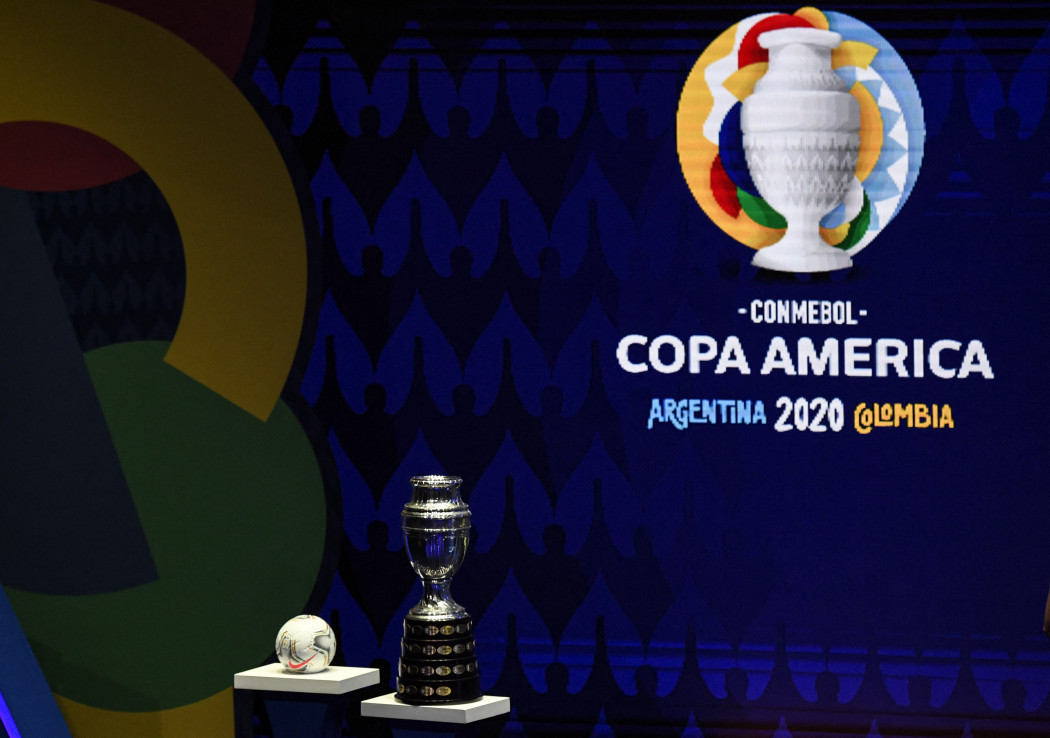 A Copa América-trófea 2019. december 4-én, Kolumbiában – Fotó: JUAN BARRETO / AFP