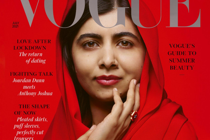 A Vogue címlapjára került a legfiatalabb Nobel-békedíjas, akit meg akartak ölni a tálibok