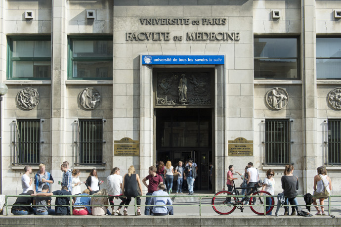 A Párizsi Descartes Egyetem – Fotó: Daniel Thierry / Photononstop / AFP