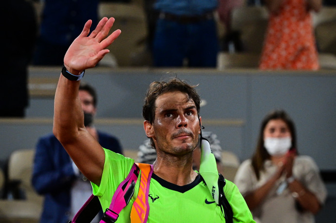 Rafael Nadal búcsúzik – Fotó: Martin Bureau / AFP