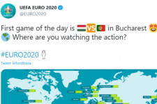Az UEFA Budapest helyett Bukarestbe tette a magyar-portugált közösségi felületein