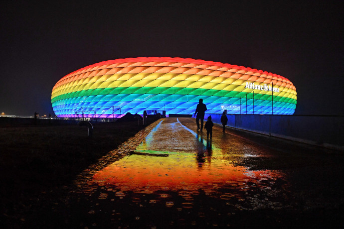 Az UEFA megtiltotta a müncheni szivárványstadiont, Frankfurt, Köln és Berlin szolidarit helyettük