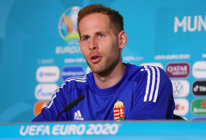 Gulácsi Péter – Fotó: UEFA via Getty Images