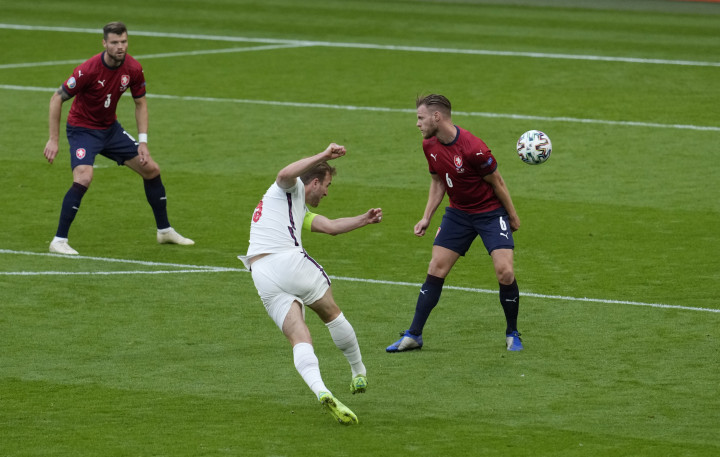 Harry Kane a csehek elleni meccsen – Fotó: Matt Dunham / Reuters