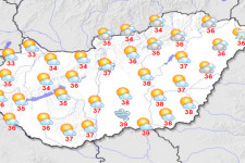 Rekordgyanús hőséget hoz a csütörtök