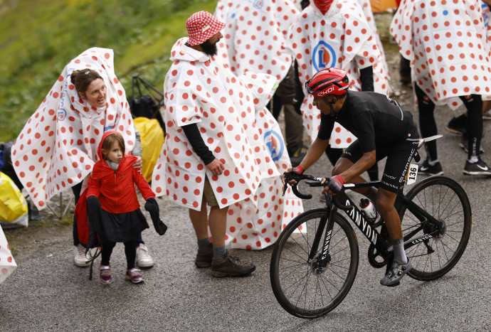 Nairo Quintana a Tour de France 9. szakaszán – Fotó: Stephane Mahe / Reuters