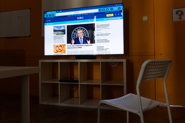 Samsung NEO QLED 8K-s tévé – Fotó: Ajpek Orsi / Telex