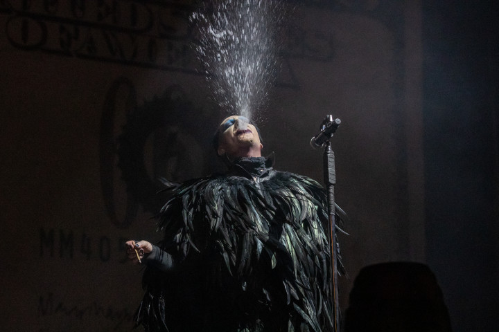 Marilyn Manson egy 2019-es texasi koncertjén – Fotó: SUZANNE CORDEIRO / AFP