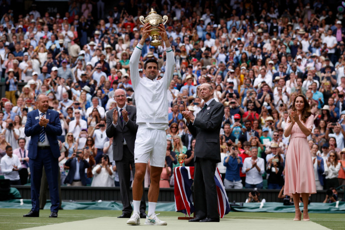 Djoković nyerte Wimbledont, 20 Grand Slammel utolérte Federert és Nadalt