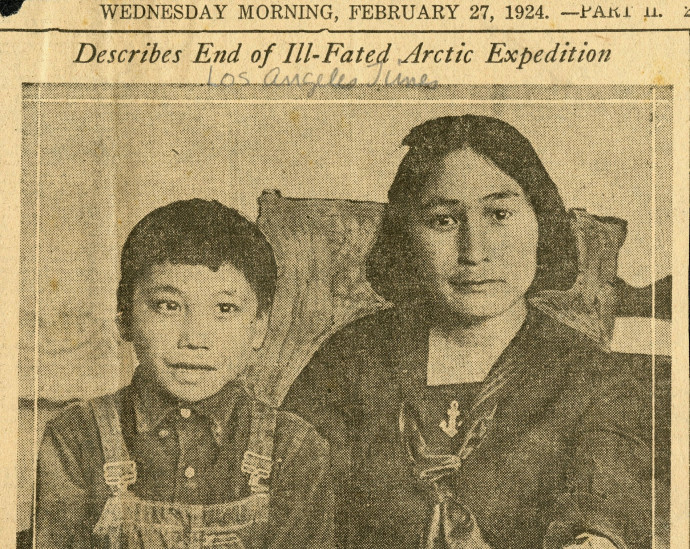 Bennett és Ada újra együtt, kép a Los Angeles Timesból – Kép: ECU Digital Collections