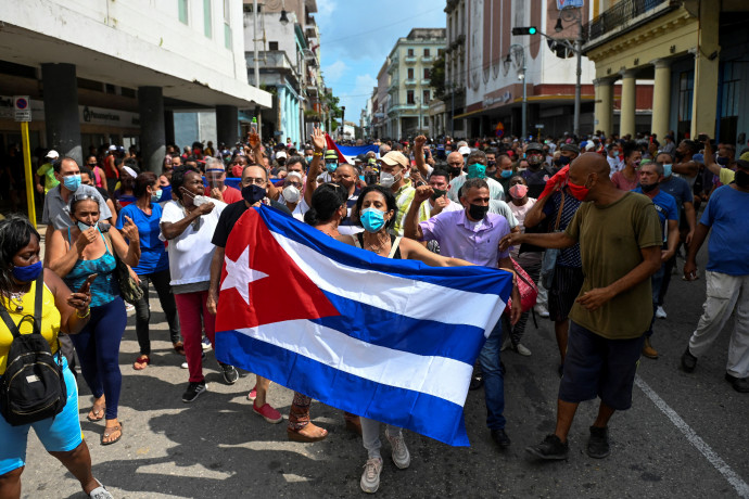 Meghalt egy tüntető Kubában