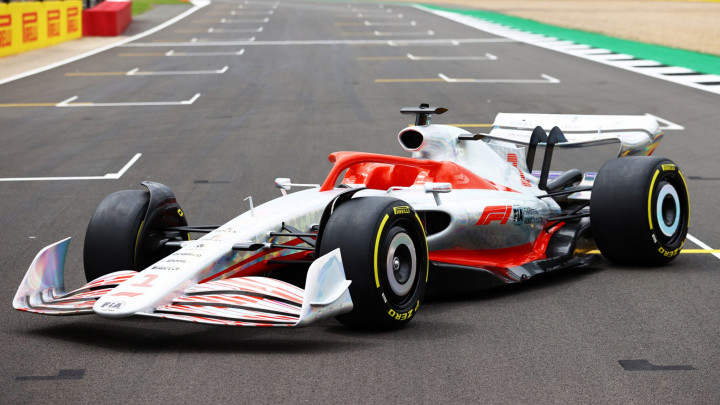 A 2022-es F1-versenyautó lehetséges formája az F1 mérnökei szerint – Fotó: Formula One