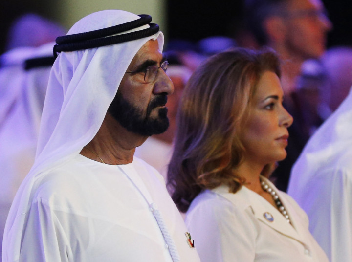 Mohamed dubaji sejk és felesége, Haja hercegnő 2016-ban – Fotó: STRINGER / AFP