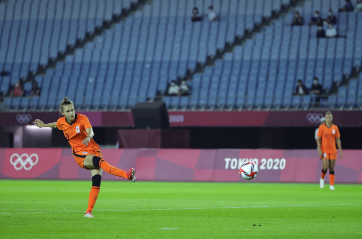 Anna Miedema a mérkőzésen – Fotó: Koki Nagahama / Getty Images