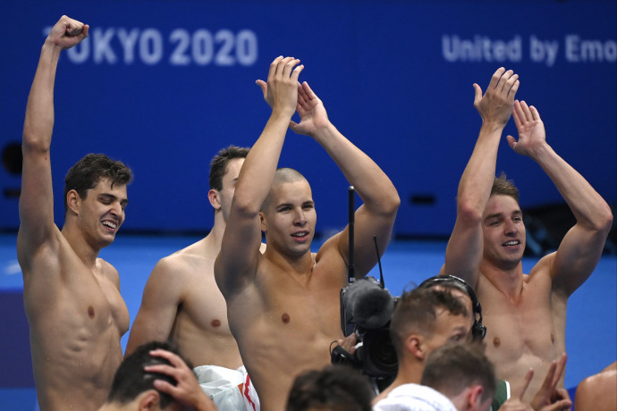 Országos csúccsal olimpiai ötödik lett a 4x100-as gyorsváltó