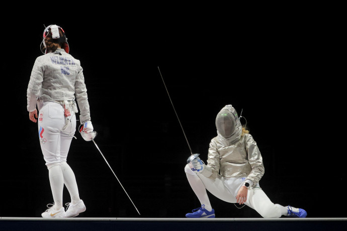 Márton Anna (jobbra) viszonylag simán kikapott az elődöntőben az orosz Velikajától – Fotó: Maxim Shemetov / Reuters