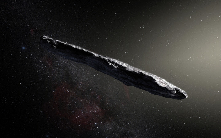 Az Oumuamua illusztrációja – Fotó: M. Kornmesser / European Southern Observatory / AFP