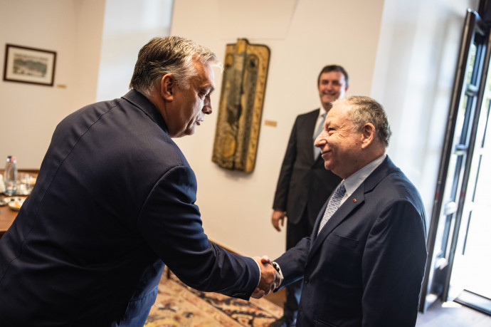 Jean Todt meglátogatta Orbán Viktort