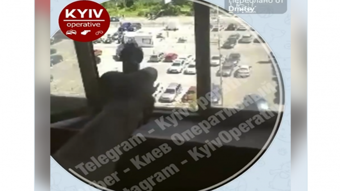 Részlet a Telegramon posztolt videóból – Forrás: KyivOperativ