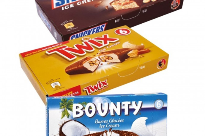 A Spar visszahívta a Bounty, a Twix és a Snickers márkájú jégkrémjeit, senki ne egyen belőle