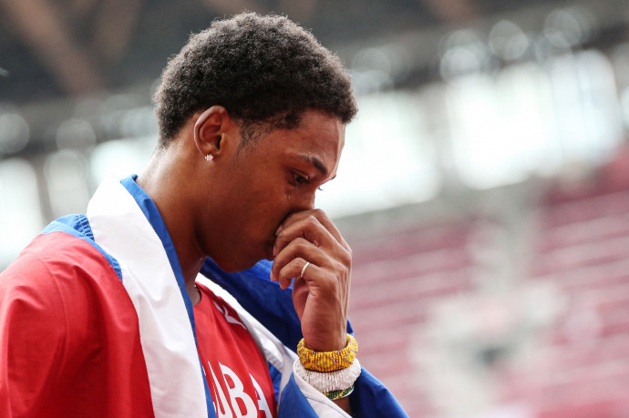 Távolugrás: a kubai Echevarriánál senki nem ugrott nagyobbat, mégis csak ezüstérmes lett az olimpián