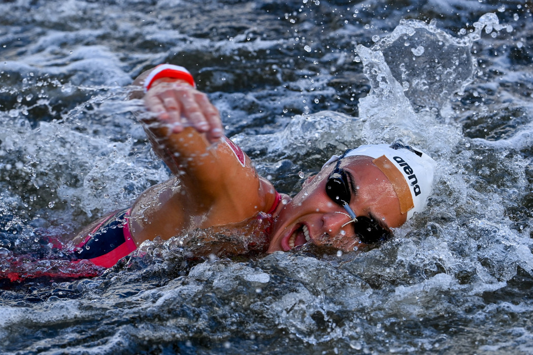 Olasz Anna a tokiói olimpián – Fotó: Czeglédi Zsolt / MTI