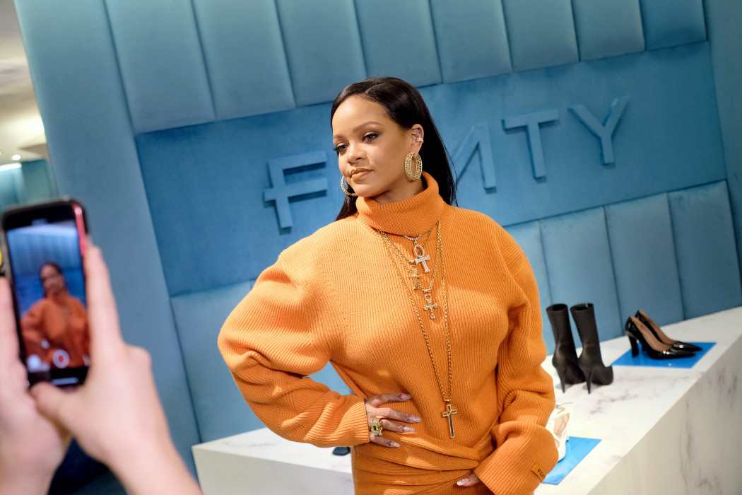 Rihanna 2020. február 7-én, New Yorkban – Fotó: DIMITRIOS KAMBOURIS / GETTY IMAGES NORTH AMERICA / GETTY IMAGES VIA AFP