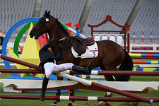 Állatvédők feljelentették a német öttusázót és edzőjét, mert szerintük túl durván bántak a Saint Boy nevű lóval az olimpián