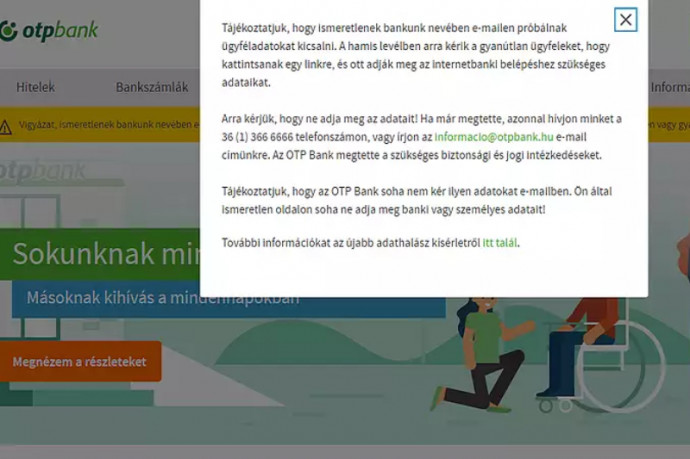 Sms-ben, telefonon támadnak furán beszélő adathalászok OTP-s ügyfelekre