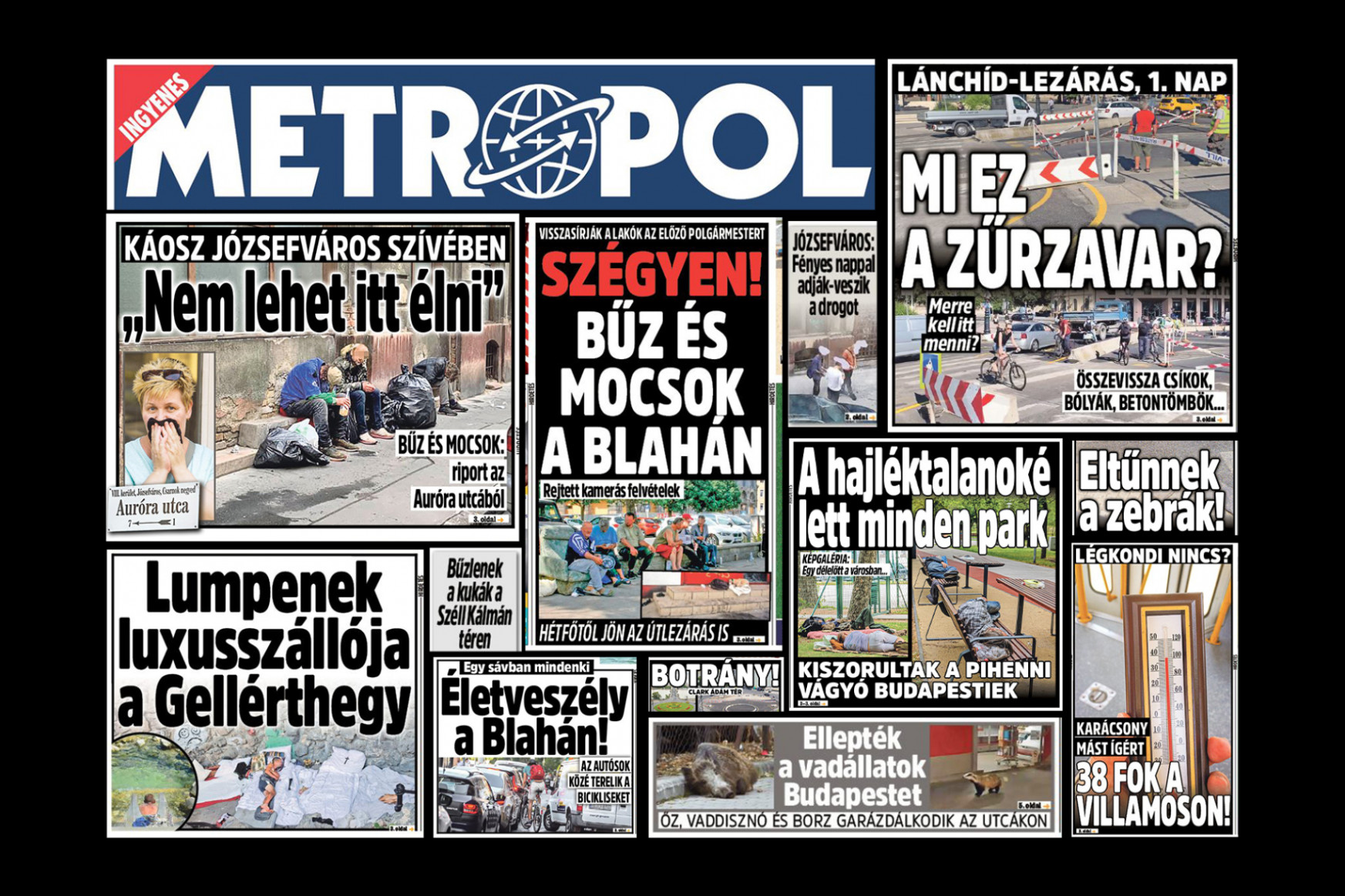 A kormánymédia szerint lassan a pokol is jobb hely, mint Budapest