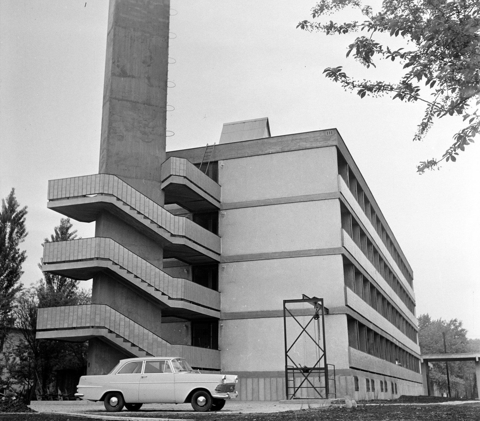 A Lidó szálló és csónakház 1962-ben – Fotó: Fortepan / Bauer Sándor