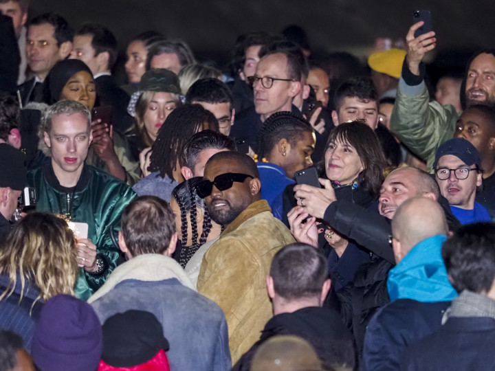 Kanye a párizsi divathéten, 2020-ban – Fotó: Arnold Jerocki / GC Images