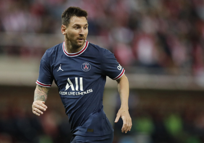 Lionel Messi új csapatában, a PSG-ben – Fotó: Benoit Tessier / Reuters