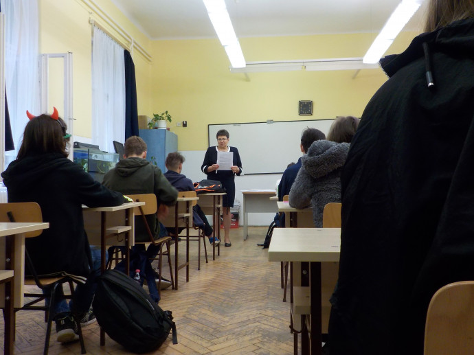 Középiskolások a Wesley-ben- Fotó: Móra Ferenc Sándor / Telex
