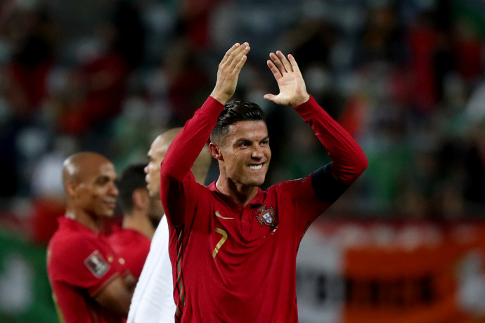 110. válogatott góljával új világrekordot állított fel Cristiano Ronaldo
