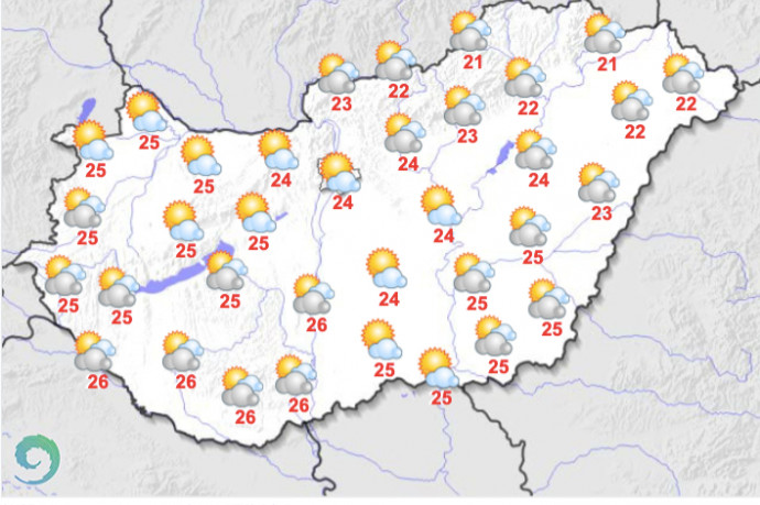 Vasárnap: nyárias meleg nappal, csípős őszi hideg éjjel