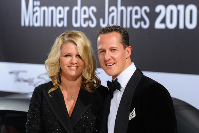 Schumacher felesége: Sohasem hibáztattam Istent a történtekért