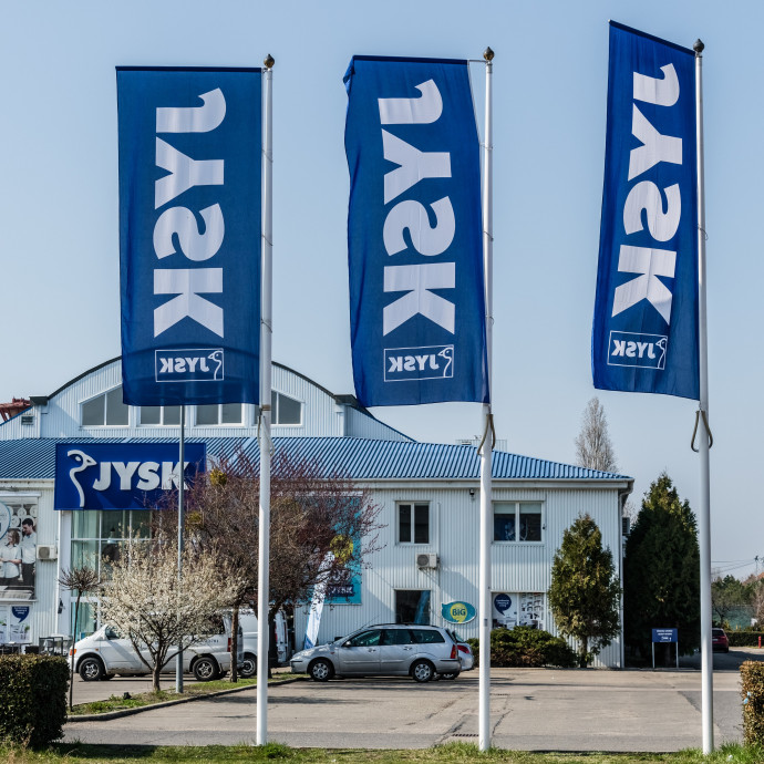 Kevesen tudják, hogy mi a Jysk, de a céget ez nem zavarja