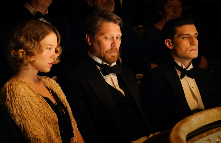 Seydoux,, Gaber és Louis Garrel – Fotó: Csata Hanna / Mozinet