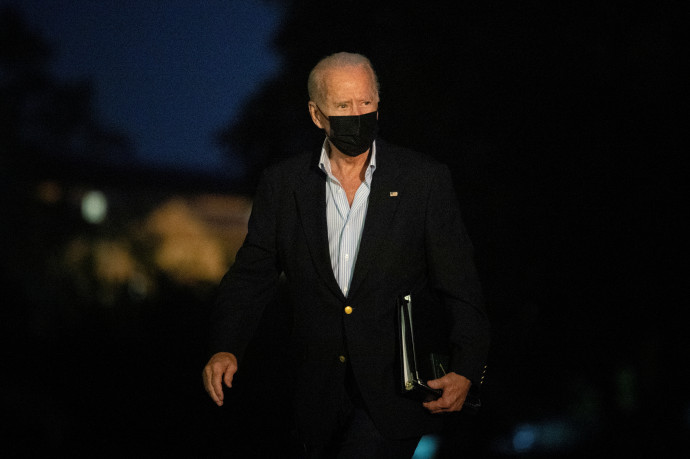 Joe Biden érkezik a Fehér Házba 2021. szeptember 6-án – Fotó: Tom Brenner / Reuters
