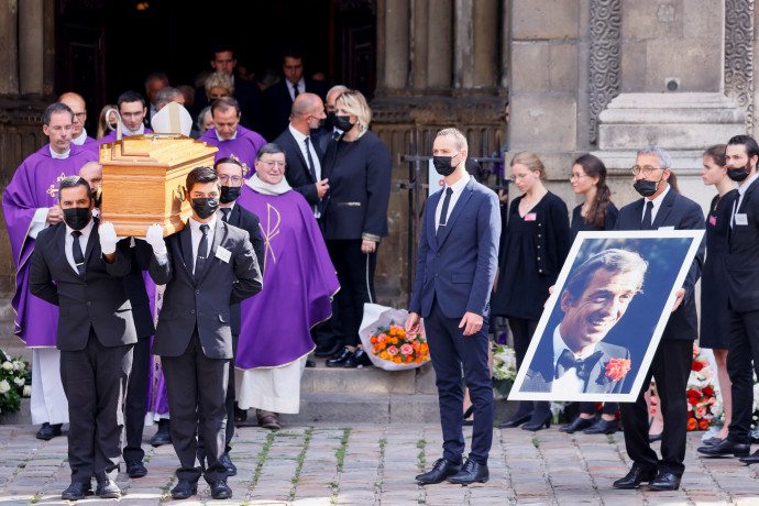 Jean-Paul Belmondo temetése 2021. szeptember 10-én, Párizsban – Fotó: Thomas Samson / AFP