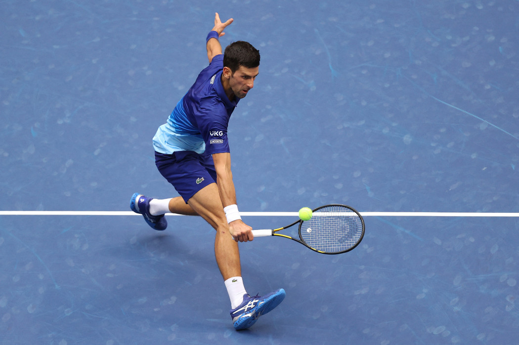 Novak Djoković – Fotó: Al Bello / Getty Images North America / Getty Images via AFP