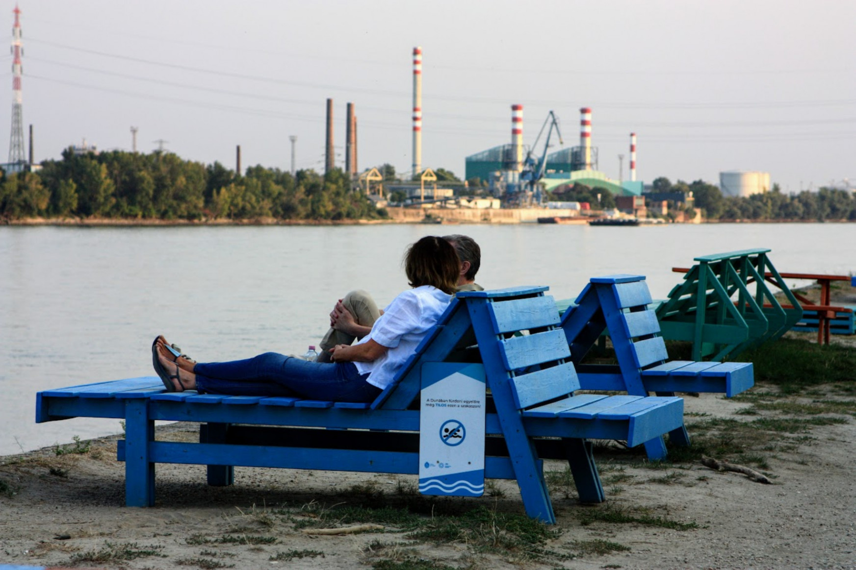 Leteszteltük a Duna-part új, kísérleti pihenőparkját